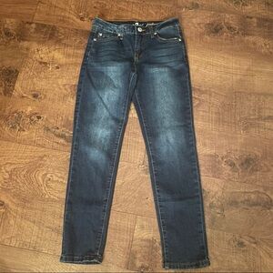7 for all mankind jeans sz 12 josefina skinny boyfriend girl youth